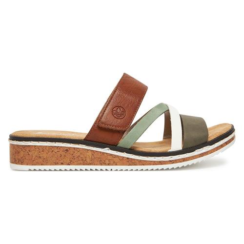 Pantofle Rieker V3652-91 Syntetický materiál