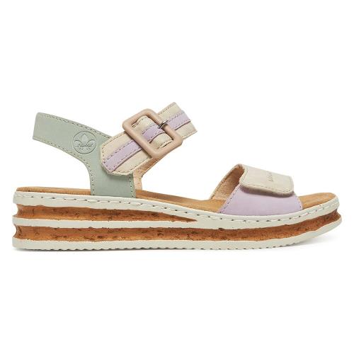 Sandály Rieker 62900-90 Syntetický materiál