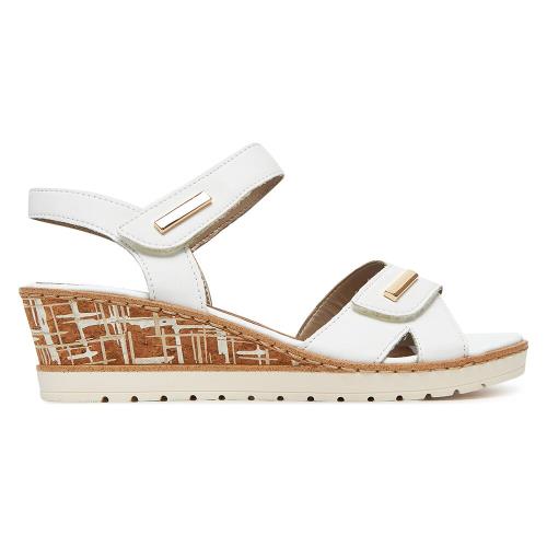 Sandály Remonte R6266-80 Přírodní kůže (useň) - Lícová