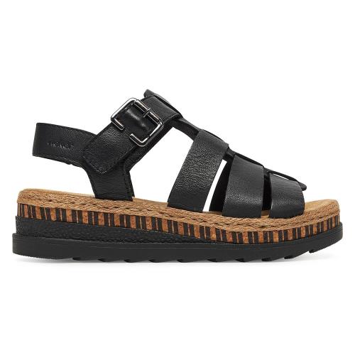 Sandály Rieker V7904-00 Přírodní kůže (useň) - Lícová