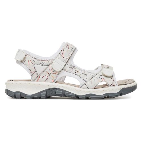 Sandály Rieker 68872-90 Látkový materiál,Syntetický materiál