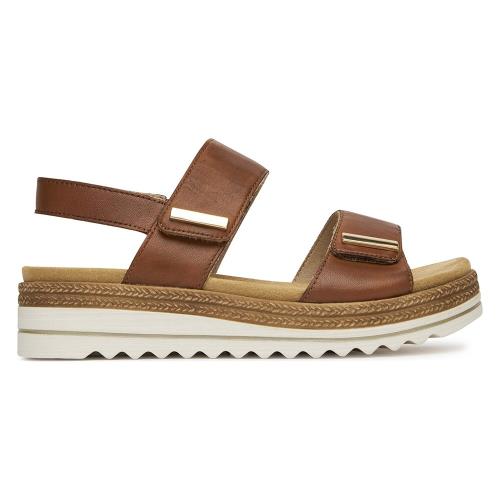 Sandály Remonte D0Q59-24 Přírodní kůže (useň) - Lícová