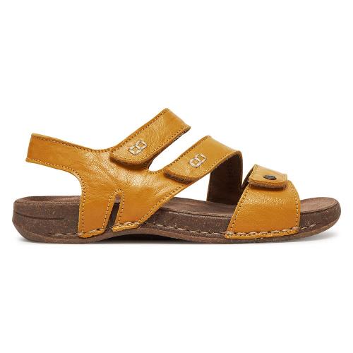 Sandály Rieker 61402-69 Přírodní kůže (useň) - Lícová