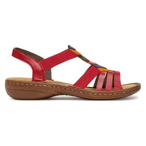 Sandály Rieker 60804-33 Syntetický materiál