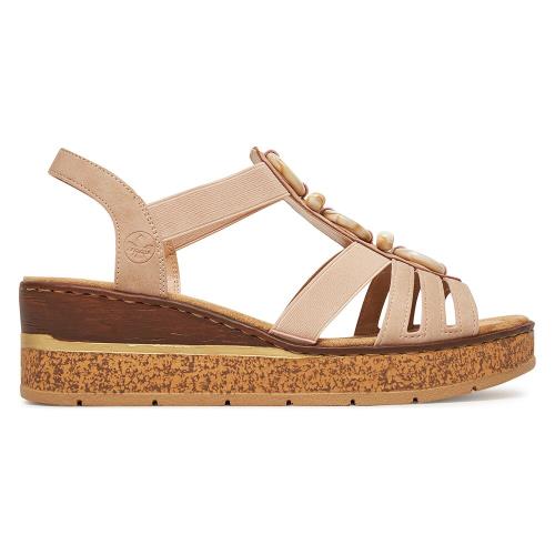 Sandály Rieker 63778-31 Látkový materiál