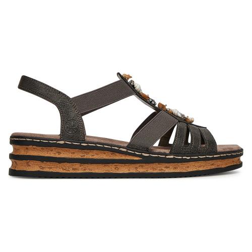 Sandály Rieker 62949-45 Syntetická tkanina