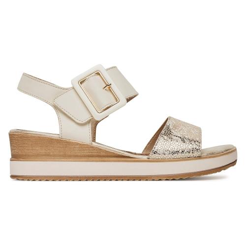 Sandály Remonte D6453-61 Syntetický materiál,Přírodní kůže (useň) - Lícová