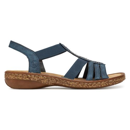 Sandály Rieker 628G9-16 Syntetický materiál