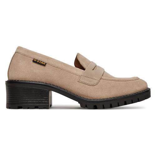 Polobotky G-STAR RAW WI34-JANELLE-01 Přírodní kůže (useň) - Semiš