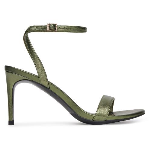 Sandály EVA MINGE AGERATUM-LT133-6 Přírodní kůže (useň) - Lícová