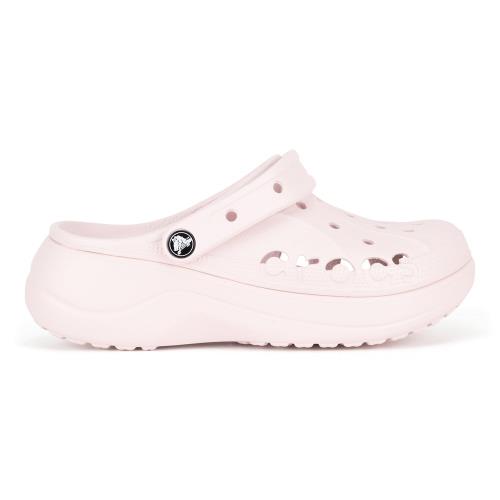 Pantofle Crocs BAYA PLATFORM CLOG 208186-6PI Syntetický materiál