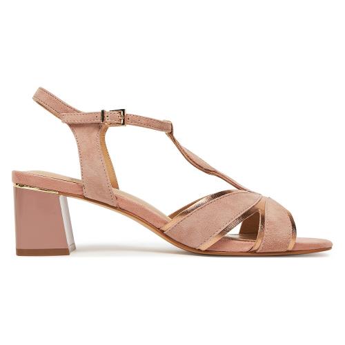 Sandály Lasocki WYL3454-13Z Přírodní kůže (useň) - Semiš,Přírodní kůže (useň) - Lícová