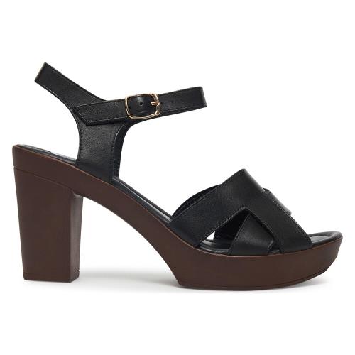 Sandály Lasocki EST-2025N-07 Přírodní kůže (useň) - Lícová