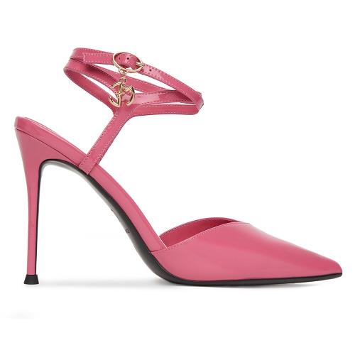 Lodičky EVA MINGE MONA-SLT1582-2 Přírodní kůže (useň) - Lícová