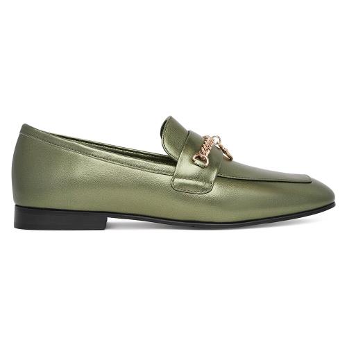 Polobotky EVA MINGE CYNIA-LT2513-37 Přírodní kůže (useň) - Lícová