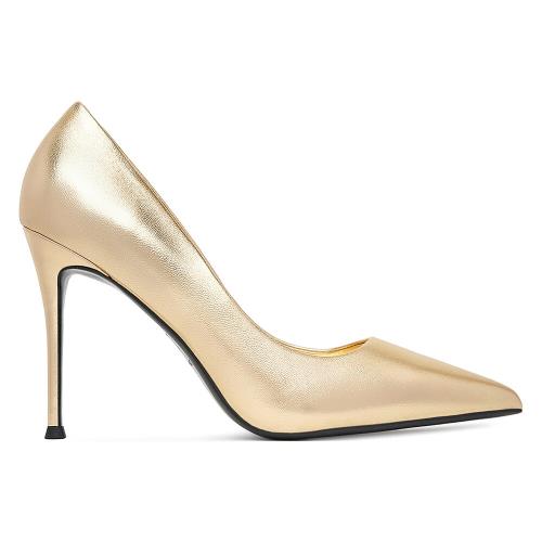 Lodičky EVA MINGE EMAN-SLT1548-3 Přírodní kůže (useň) - Lícová