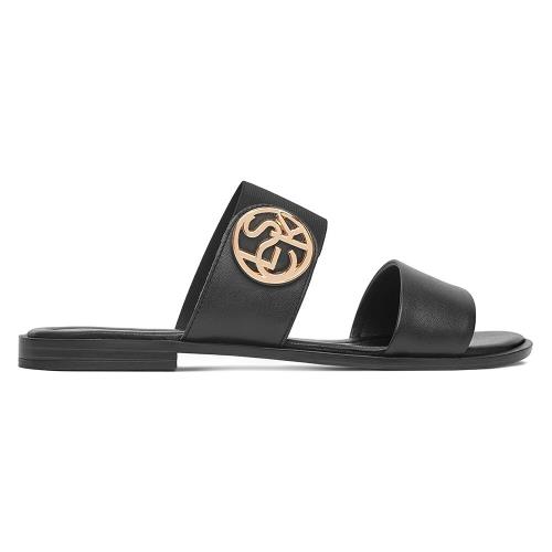 Pantofle Lasocki WI23-AGA-11 Přírodní kůže (useň) - Lícová