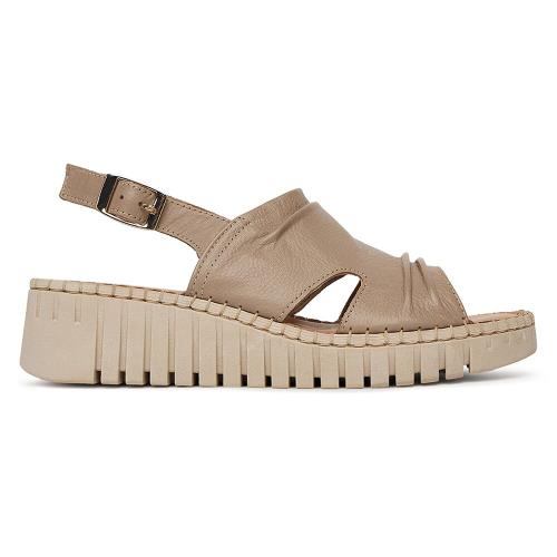 Sandály Lasocki WB-BRIGITTE-02 Přírodní kůže (useň) - Lícová