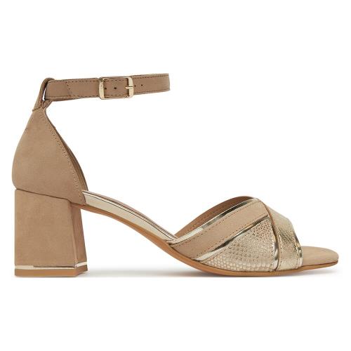 Sandály Lasocki WB-866-12 Syntetický materiál,Přírodní kůže (useň) - Semiš