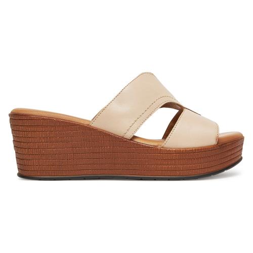 Pantofle Lasocki WI16-NYASA-01 Přírodní kůže (useň) - Lícová