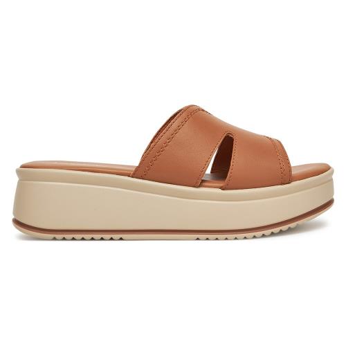 Pantofle Lasocki ARC-4883-02 Přírodní kůže (useň) - Lícová