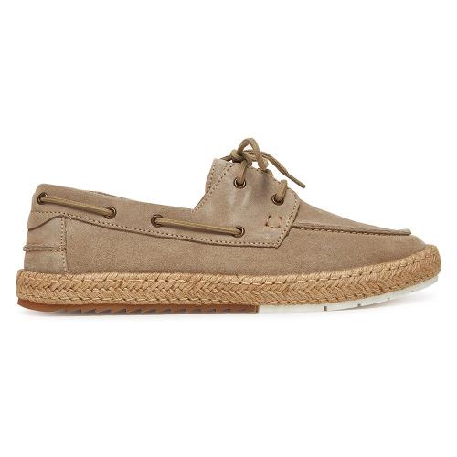 Espadrilky Gino Rossi BUMPER-01 MI08 Přírodní kůže (useň) - Semiš