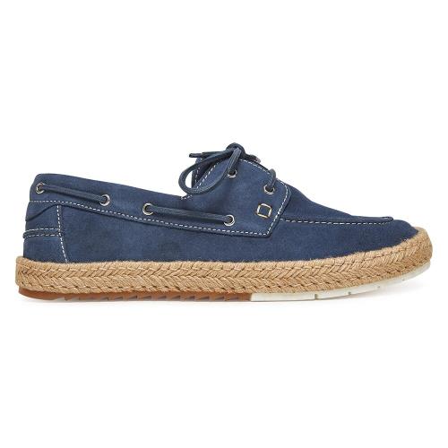 Espadrilky Gino Rossi BUMPER-01 MI08 Přírodní kůže (useň) - Semiš