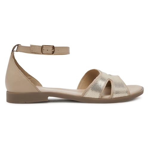 Sandály Lasocki WI23-FOXI-89 Přírodní kůže (useň) - Lícová