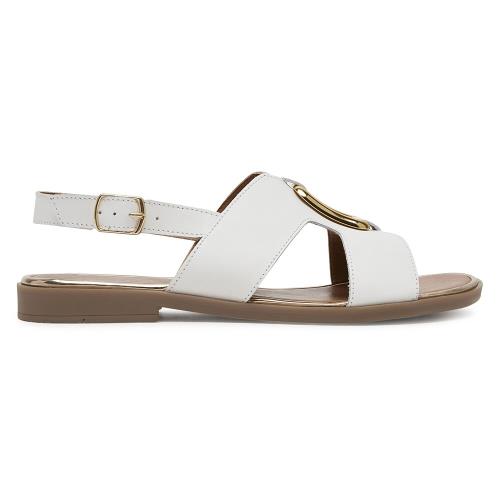 Sandály Lasocki WI23-FOXI-96 Přírodní kůže (useň) - Lícová