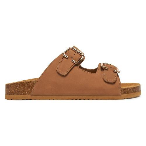 Pantofle Lasocki ARC-28936-03 Přírodní kůže (useň) - Nubuk