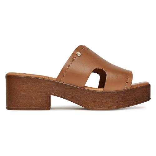 Pantofle Lasocki WI16-2356-01 Přírodní kůže (useň) - Lícová