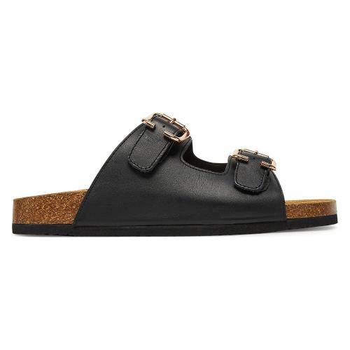 Pantofle Lasocki ARC-28936-03 Přírodní kůže (useň) - Lícová