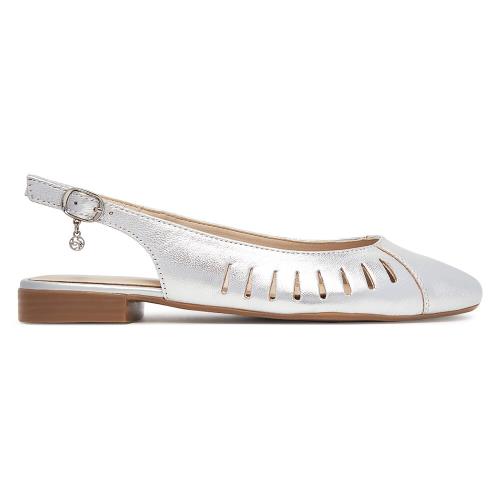 Baleríny Lasocki RST-KOLETTA-15 Přírodní kůže (useň) - Lícová