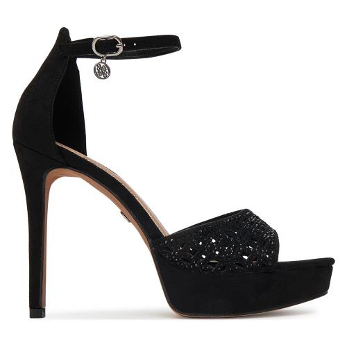 Sandály NINE WEST TS6218-01 Látkový materiál