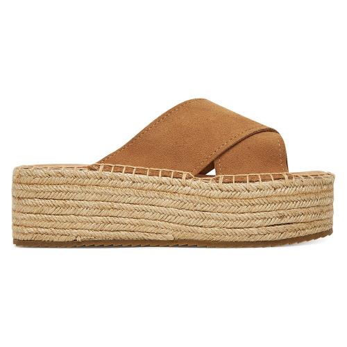 Pantofle DeeZee 42422 Přírodní kůže (useň) - Semiš