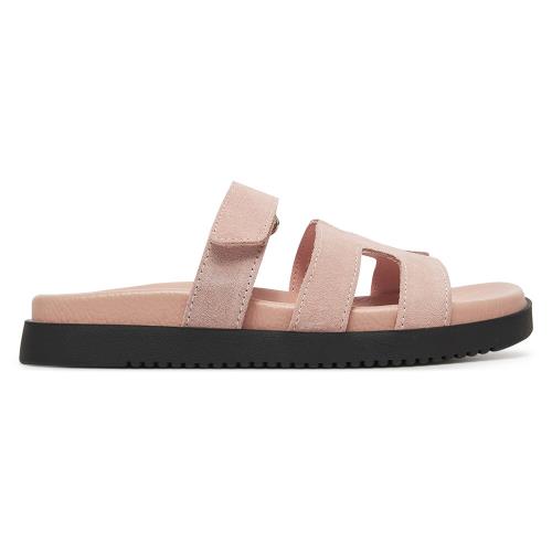 Pantofle DeeZee DZ-S1 Přírodní kůže (useň) - Semiš