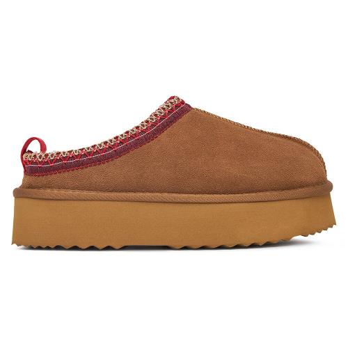 Bačkory DeeZee 0B780P-P Přírodní kůže (useň) - Semiš Bačkory DeeZee 0B780P-P Přírodní kůže (useň) - Semiš