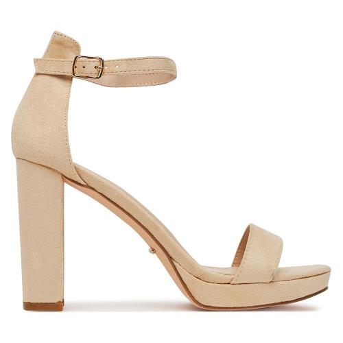 Sandály DeeZee SE008-BEIGE Látkový materiál