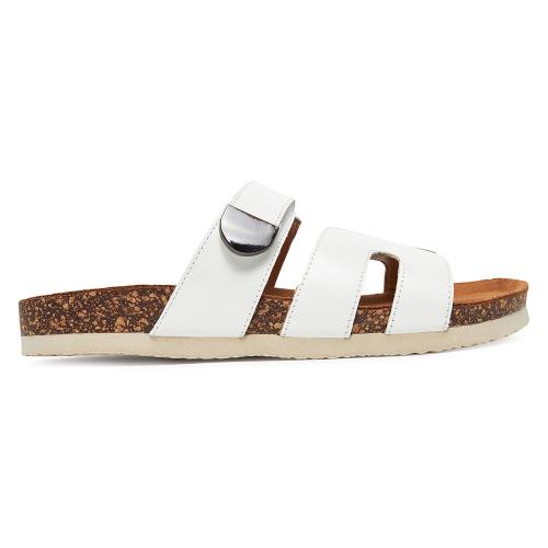 Pantofle Lasocki GRD-22010-02 Přírodní kůže (useň) - Lícová