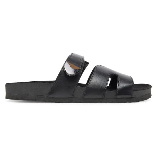 Pantofle Lasocki GRD-22010-02 Přírodní kůže (useň) - Lícová