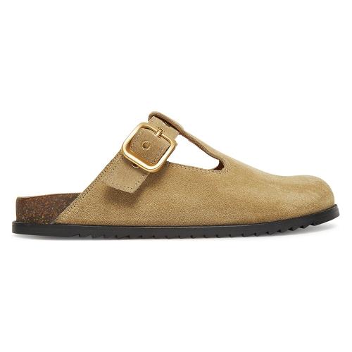 Pantofle Gino Rossi EMERY-199 Přírodní kůže (useň) - Semiš