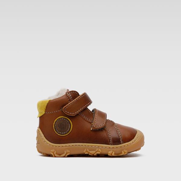 Šněrovací boty Ricosta 50 1500303/260 Přírodní kůže (useň) - Lícová