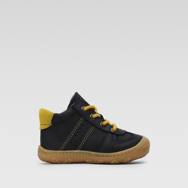 Šněrovací boty Ricosta 50 1200602/180 Přírodní kůže (useň) - Lícová