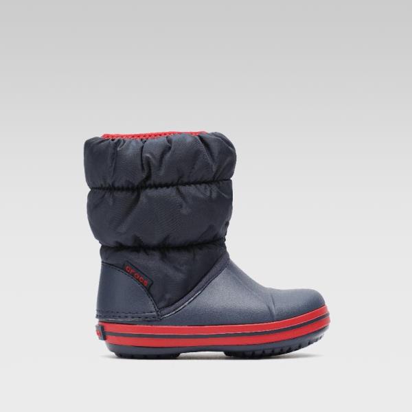 Kozačky Crocs WINTER PUFF BOOT T 14613-485 Materiál/-Croslite,Látka/-Látka