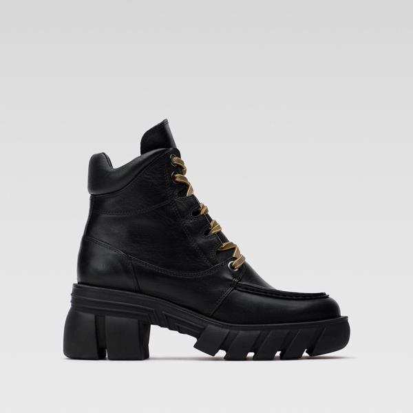 Šněrovací boty Badura 222FW31 Přírodní kůže (useň) - Lícová