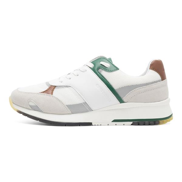 Tenisky Gino Rossi TORINO-01 122AM Látka/-Síťka mesh,Přírodní kůže (useň) - Semiš,Přírodní kůže (useň) - Lícová