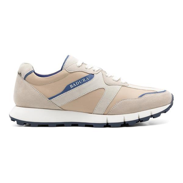Tenisky Badura JEFFREY-04 MI08 Přírodní kůže (useň)/-Přírodní kůže (useň)