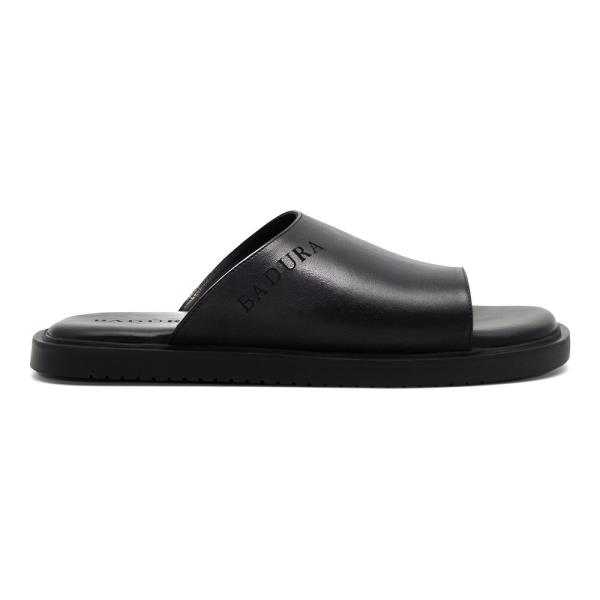 Pantofle Badura JOEY-01 MI07 Přírodní kůže (useň) - Lícová