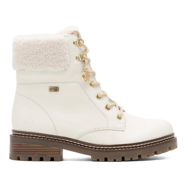 Šněrovací boty Remonte D0B74-81 Přírodní kůže (useň)/-Přírodní kůže (useň),Látka/-Látka