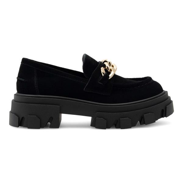 Polobotky Badura SOPHIA-01 Přírodní kůže (useň) - Semiš